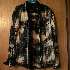 Bleached Plaid Shirt